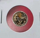 Warmonger - 1 Gram .999 Fine Pure Silver Colorized Mini Round Bar Coin Ingot