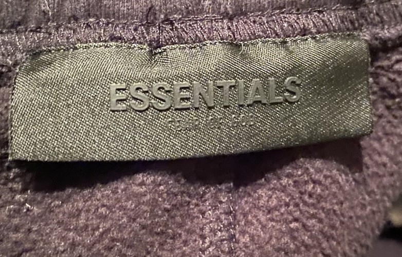 Fear Of God Essentials Sweatshort Spellout Black Cream Drawstring Size L thumbnail 15