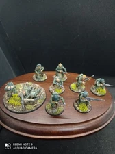 Bolt Action 28mm WW2 US Marines Army  10 men Squad PROPAINTED  Warlord Games 1/3