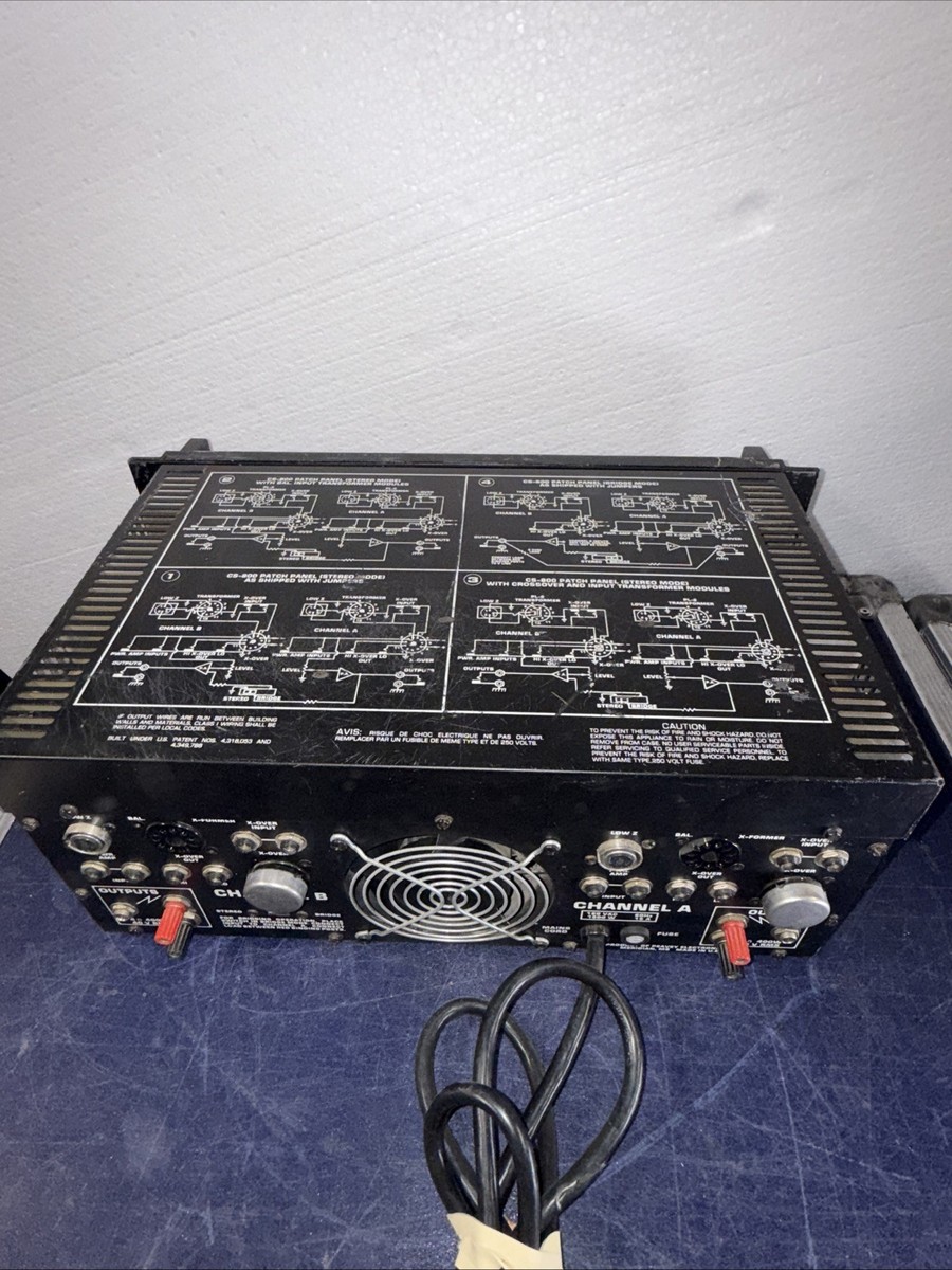 Peavey CS 800 Power Amplifier | eBay