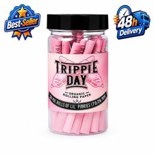 Trippie Day Lil' Pinkies 50 Pack Pre Rolled Cones - Pink Rolling Papers