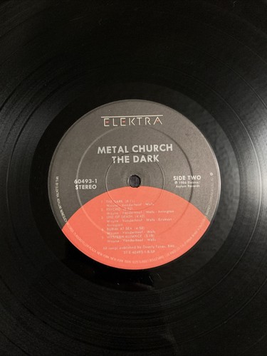 Metal Church - The Dark - Original 1986 Vintage Vinyl LP Record Album - Picture 18 of 24