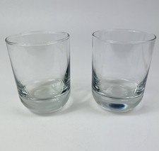 2 Thick Heavy Rounded Base Libbey Rocks Glass...
