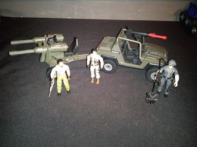 GI Joe V.A.M.P. & Twin Battle Gun 3 Figures Set Toys R Us Exclusive 2004