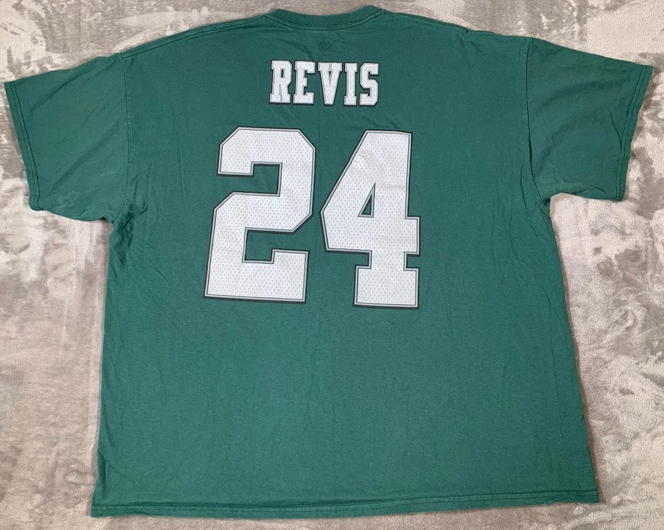 Camiseta Majestic New York Jets para hombre XXL verde/verde azulado #24 Darrelle Revis Foto 2 de 4