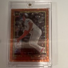 2026 Topps Series 1 Matt Chapman Orange Crackle Foilboard /25 #T91-80 Giants