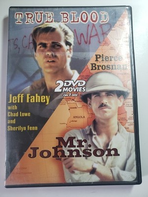 True Blood 1989 & Mr. Johson 1990 2 Films DVD Movies Pierce Brosnan