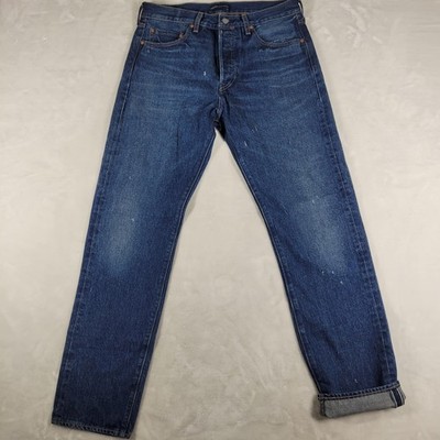 Levi's Made & Crafted LMC 501 Selvedge Sample Jeans Men's 32x32 Blue Denim