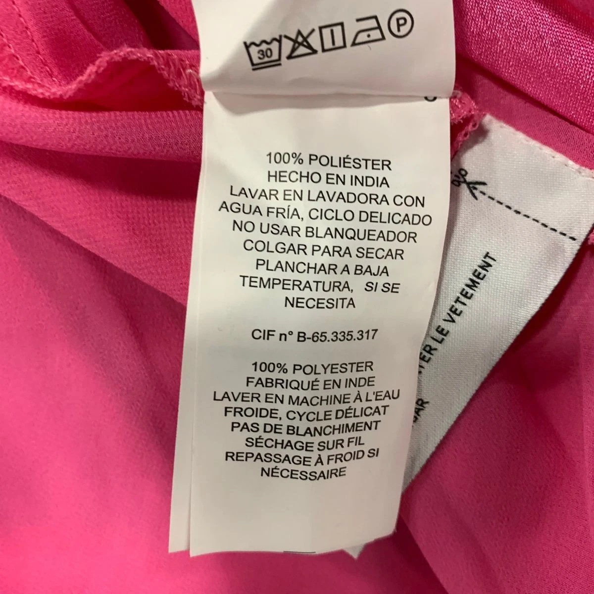 Abito lungo COACH con cravatte donna taglia 4 rosa