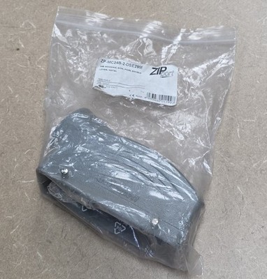 ZIPport ZP-MC24B-2-DSE29M hood housing 4-peg side entry connector housing