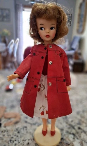 Vtg Ideal TAMMY 12" Doll Reddish Brown Hair with One Marked Tammy Outfit BS-12