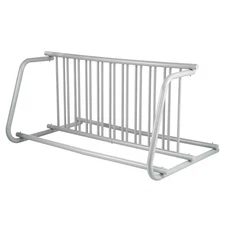10 Holders Floor Bike Rack, 59" Length All-Steel Grid Bike Rack, 10-Bike Capa...