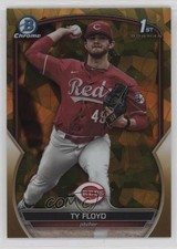 2023 Bowman Chrome Draft Sapphire Edition Gold 42/50 Ty Floyd #BDC-155 0x5w