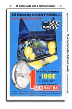 1969 24 Hours Of Daytona Lola Chevy Sev Marchal - 11x17 Poster