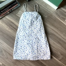 American Eagle Summer Mini Dress XS Floral Woman’s White Straps