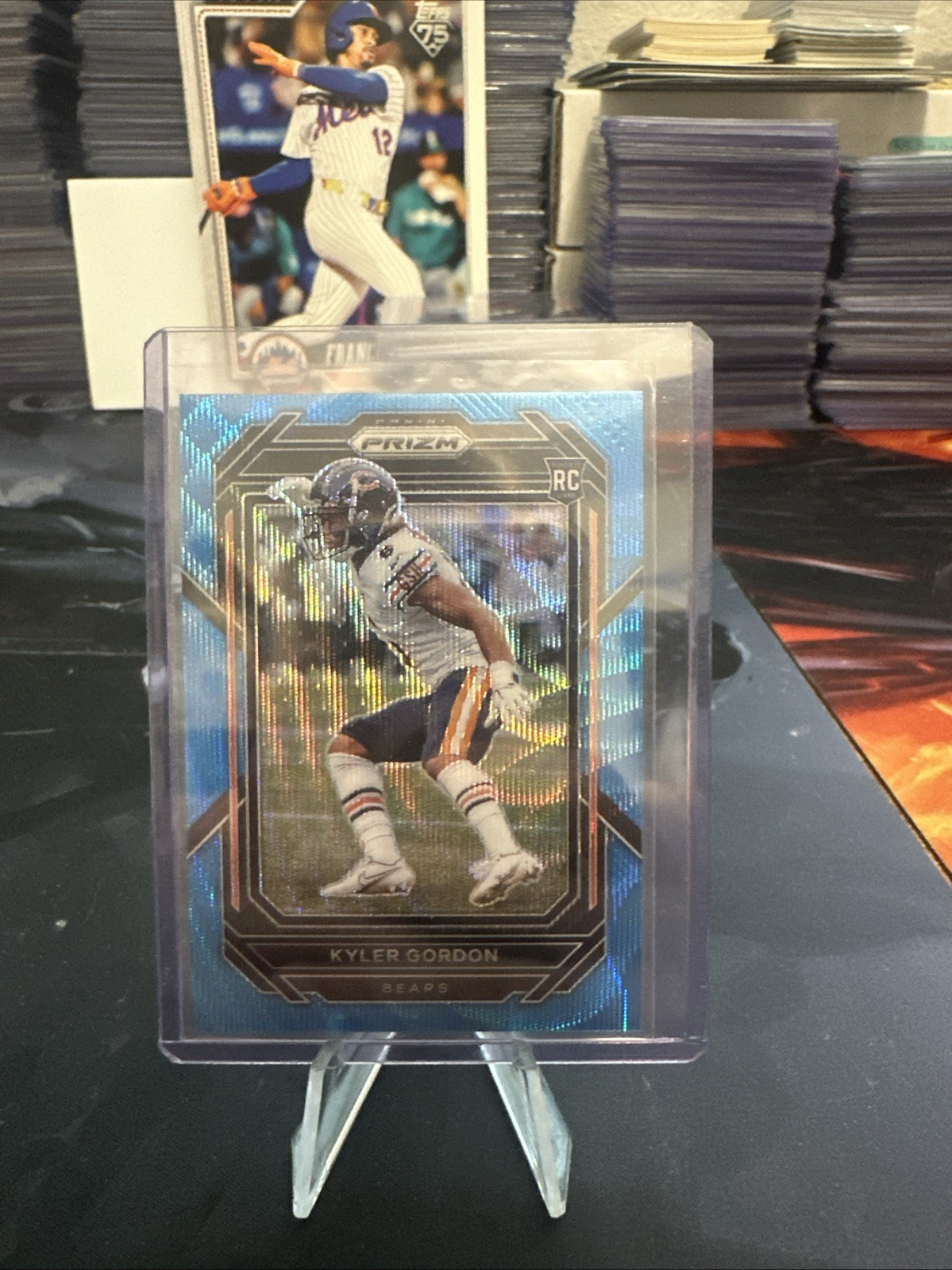 Kyler Gordon Panini Prizm #385 Blue Wave