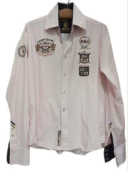 Men Camp David Shirt Pink 38 / M / 46