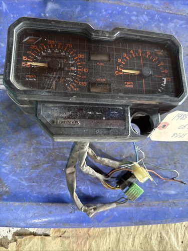 1983 -85 Honda CB650SC CB650 Speedometer Speedo Cluster Tachometer Gauges - Picture 2 of 10