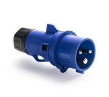 SPINA ELETTRICA INDUSTRIALE CEE BLU 220V 2P+T 16A IP54 SPINE MATERIALE ELETTRICO