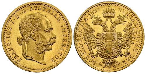 AUSTRIA. Franz Joseph I 1897 AV Ducat. NGC MS66.  KM 2267; Fruh 1256.