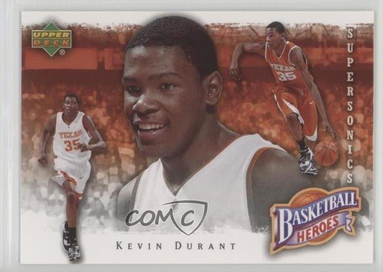 2007-08 Upper Deck Basketball Heroes Kevin Durant #KD-6 5r6