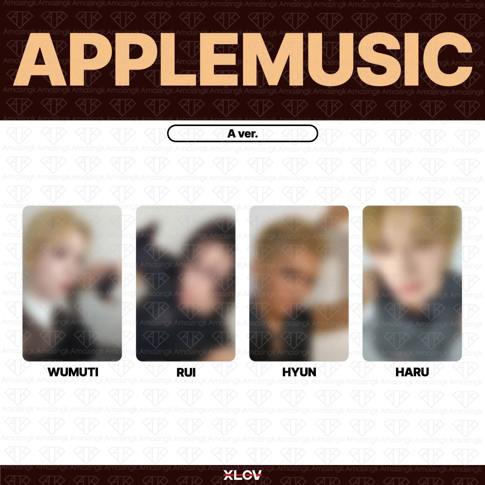 [PreSale] XLOV 2nd Mini Album I God AppleMusic 2nd Lucky Draw Photocard
