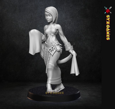 Dancer FFT Final Fantasy Tactics Miniature Pathfinder D&D Anime Figure Tabletop