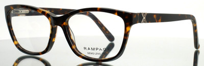 RAMPAGE R193 TO Tortoise Womens Semi Cat Eye Full Rim Eyeglasses 53-15-135 B:38