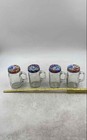 Pioneer Womens Clear Glass Serving & Drinking Mason Jar With Floral Lid Lot Of 4 — photo 6