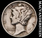 1944-D Mercury Dime- Silver- Scarce Better Date No Reserve #J5141