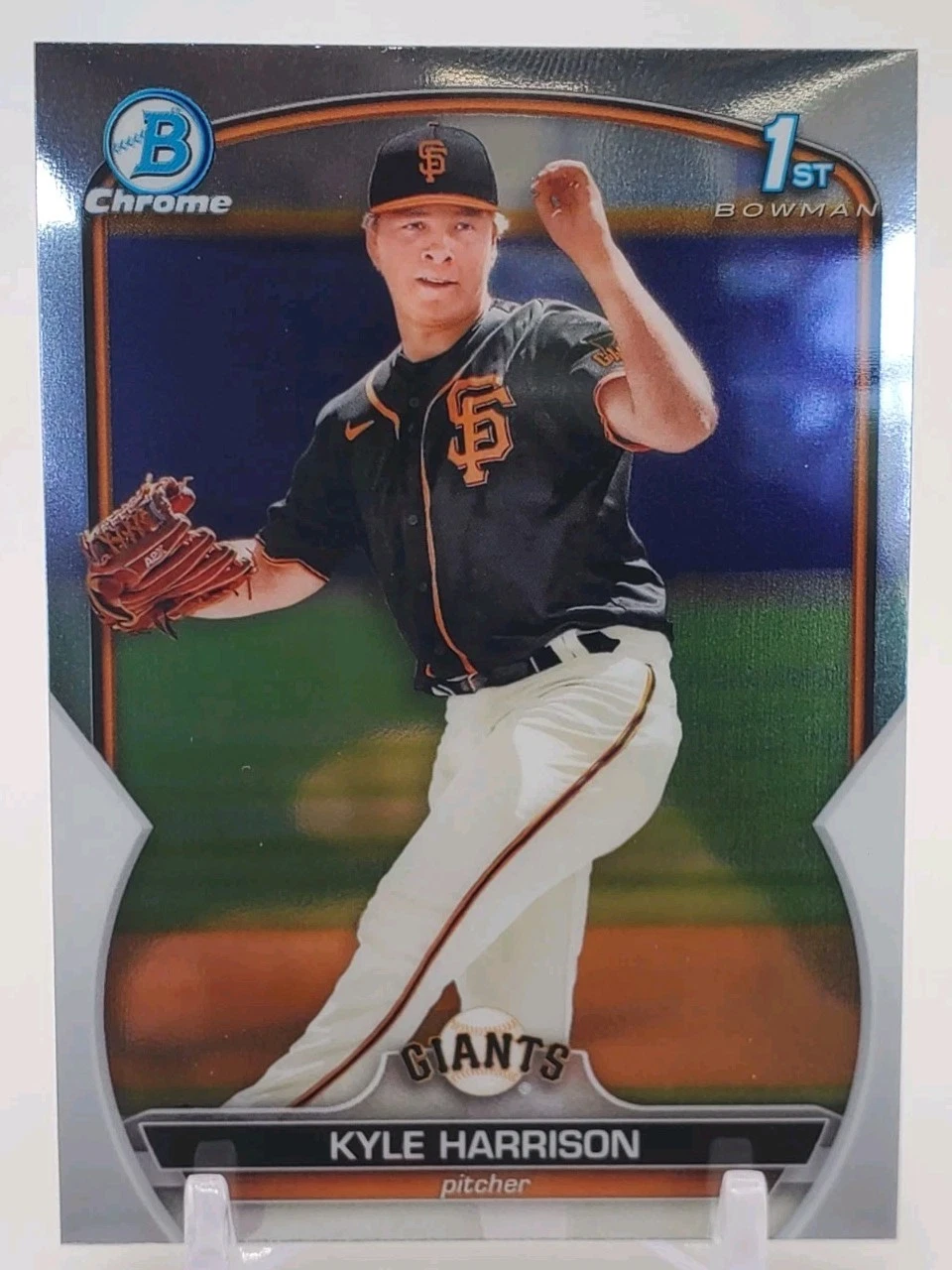 Kyle Harrison 2023 Bowman Chrome Prospects #BCP-93 1st Prospect Card