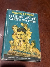 1974 MURDER ON THE ORIENT EXPRESS Agatha Christie HC DJ B-2326