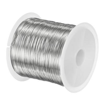 0.2mmx100m Jewelry Wire 32 Gauge 328FT Craft Wire Copper Wire Silver