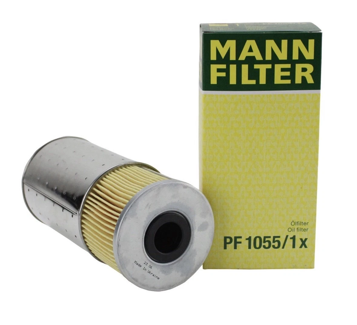 Mann Oil Filter Kit PF1055/1X for Mercedes W123 W126 240D 300CD 300D 300SD 300TD photo 2