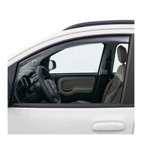 Windabweiser Regenabweiser FüR Fiat Panda 2003-2012 Dunkel Acryl 2Tlg