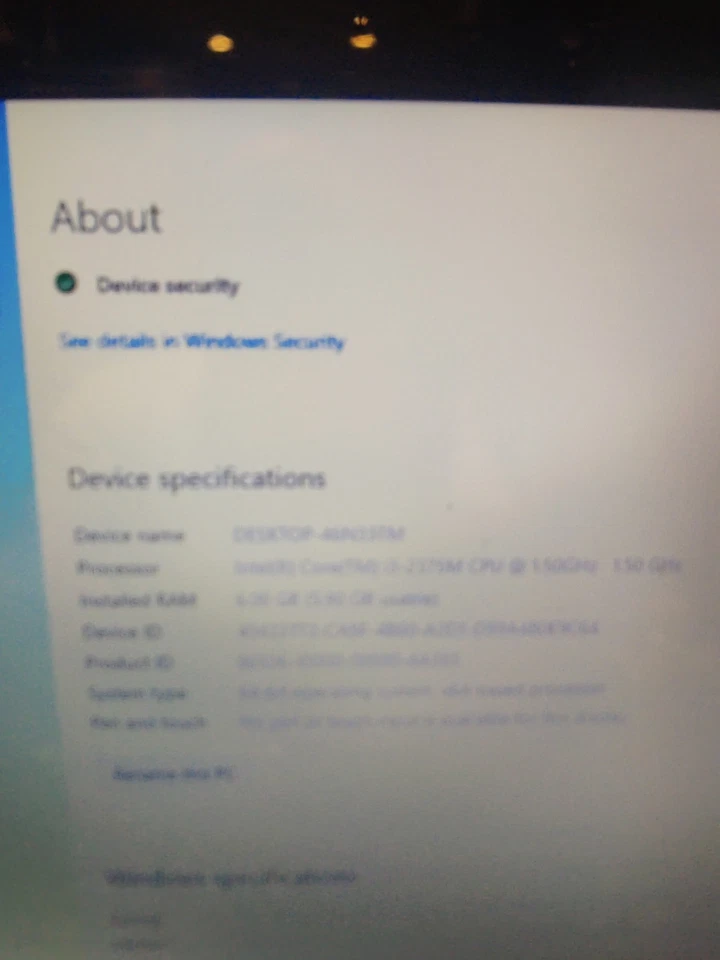 toshiba satellite l830 i3 6 GB Ram 500 GB HDD Run To Windows  - Image 3 of 4