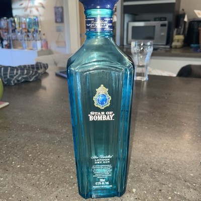 SAMMLERSTÜCK SELTENE LEERE GIN FLASCHE ''STAR OF BOMBAY''