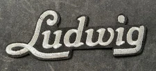 LUDWIG - DRUMS - NEW OLD STOCK - MADE USA - Embroidered Iron-On Patch