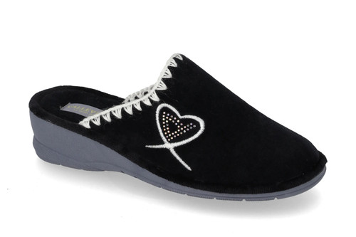 SCARPE PANTOFOLE CIABATTE DONNA VALLEVERDE 55127 NERO ORIGINALE AI 2026 - Picture 1 of 6