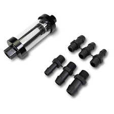 Edelbrock Universal Clearview Fuel Filter- 8750 Edelbrock Universal Clearview Fuel Filter- 8750