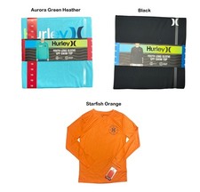 Hurley Youth Boy's UPF 50 Long Sleeve Rash Guard Swim Top