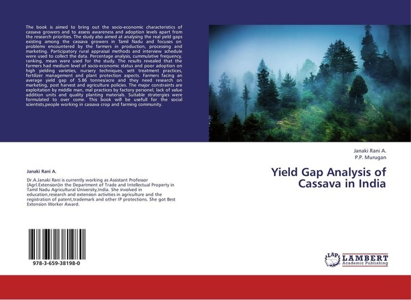 Yield Gap Analysis Of Cassava In India Janaki Rani A.-image