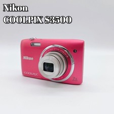 Nikon COOLPIX S3500 Pink Compact Digital Camera Excellent Condition