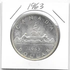1963 CANADIAN SILVER DOLLAR (VERY NICE)