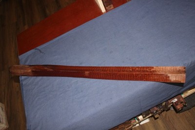 Snakewood 1/4 LOG WALKING STICK 1 3/8 ''- 1 1/2'' x 1 5/8''- 2'' x 34 1/2'' # SW831