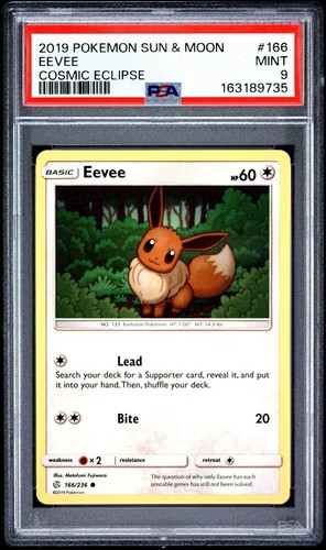Eevee graded PSA 9 for sale on eBay