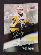 CONOR SHEARY #162 2017-18 Upper Deck MVP SILVER SCRIPT PITTSBURGH PENGUINS