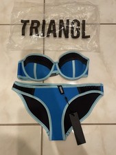 Womens Blue TRIANGL Bathing suit set Size XS Strapless