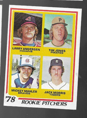 1978 Topps Jack Morris #703 Detroit Tigers NM