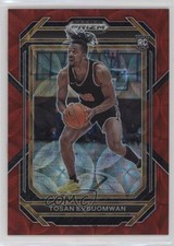 2023-24 Panini Prizm Draft Picks Choice Red Prizm 19/88 Tosan Evbuomwan #11 0j6